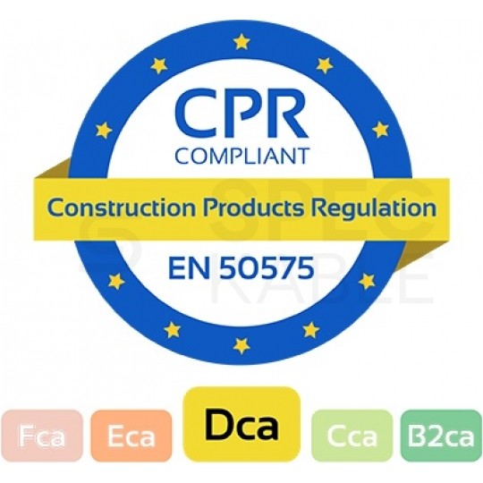 Kabel transmisyjny E-BUS 2x2x0,8mm do magistrali instalacyjnej EIB KNX zielony 300V ekranowany bezhalogenowy Dca drut Alantec