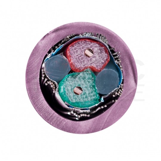 Kabel transmisyjny PROFIBUS L2 1x2x0,64mm do magistrali przemysłowej Profibus fioletowy 100V ekranowany drut Helukabel