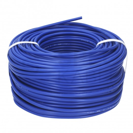 Kabel transmisyjny ziemny BiTsensor PE-PVC 2x2x0,34mm2 do przesyłu sygnałów i danych niebieski 300V ekranowany linka Bitner