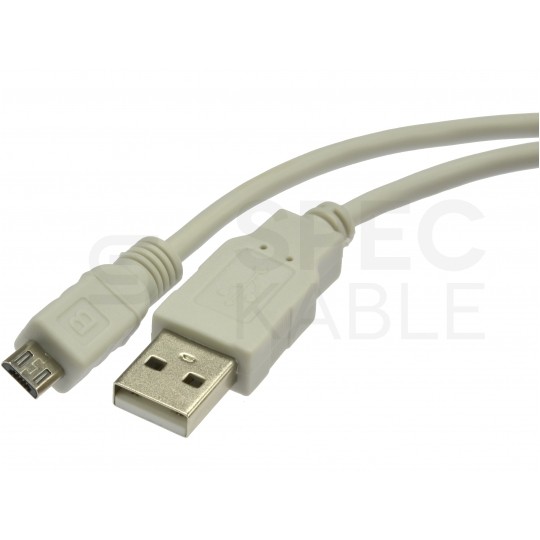 Kabel USB 2.0 A / micro-B (wtyk / wtyk) 3m