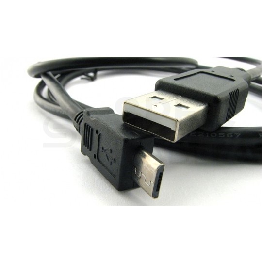 Kabel USB 2.0 A / micro-B (wtyk / wtyk) czarny 1,8m