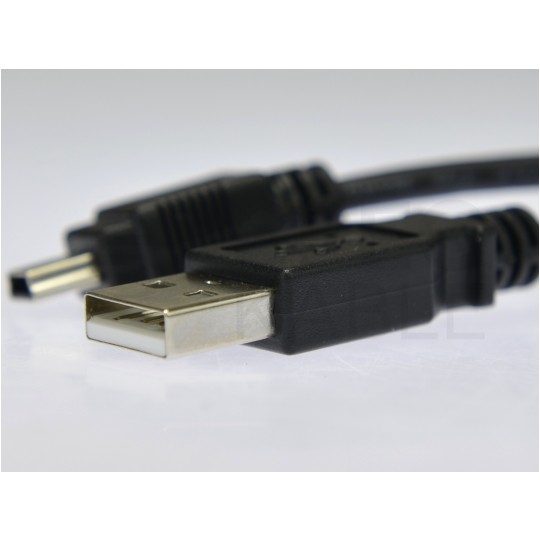 Kabel USB 2.0 A / mini-B (wtyk / wtyk) czarny 1,8m