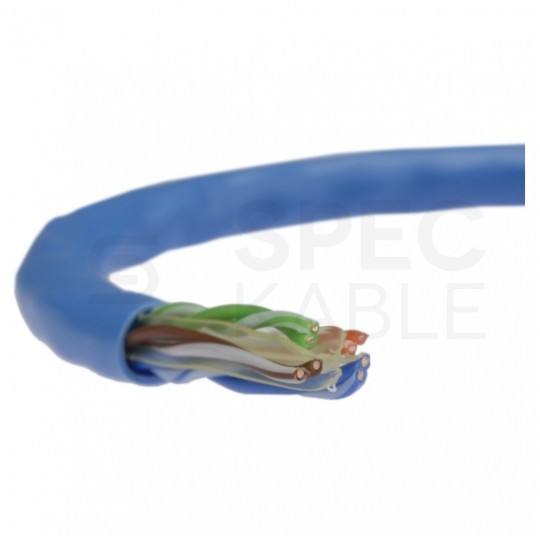 Kabel UTP kat.6 U/UTP 4x2x0,57 niebieski Dca LSHF BKT