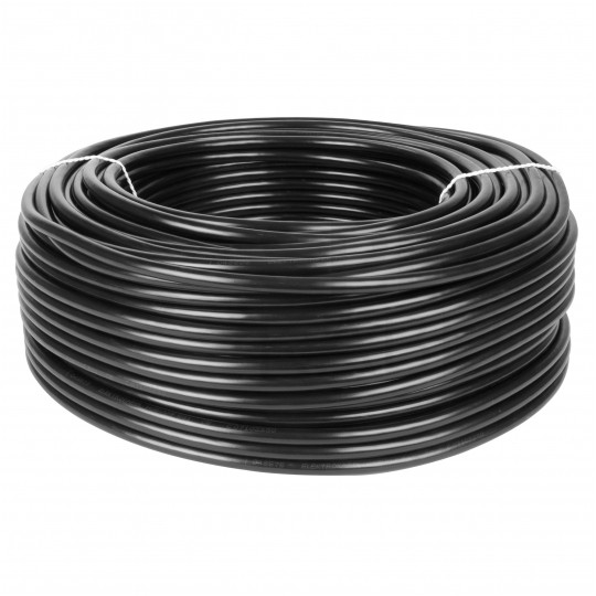 Kabel warsztatowy OWY / H05VV-F 4x0,5mm2 czarny 300/500V giętki linka Elektrokabel