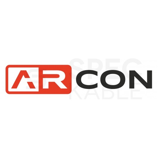 Kabel zasilający do komputera z wtyczką IEC320 C13 10A czerwony 1,8m