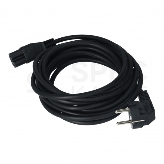 Kabel zasilający OMY do serwera z wtyczką IEC C15 10A czarny 5m