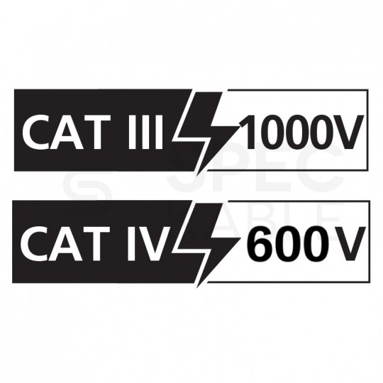 Kable silikonowe przewody pomiarowe do miernika (wtyk kątowy / Sonda pomiarowa) 2x 1m czarny + czerwony UNI-T L23A