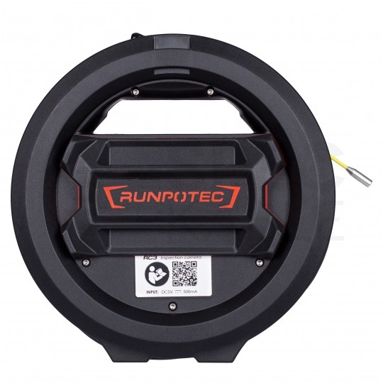 Kamera inspekcyjna endoskopowa wielofunkcyjna 15m w zestawie z rabletem na kasecie, akcesoriami RUNPOCAM RC3 RUNPOTEC
