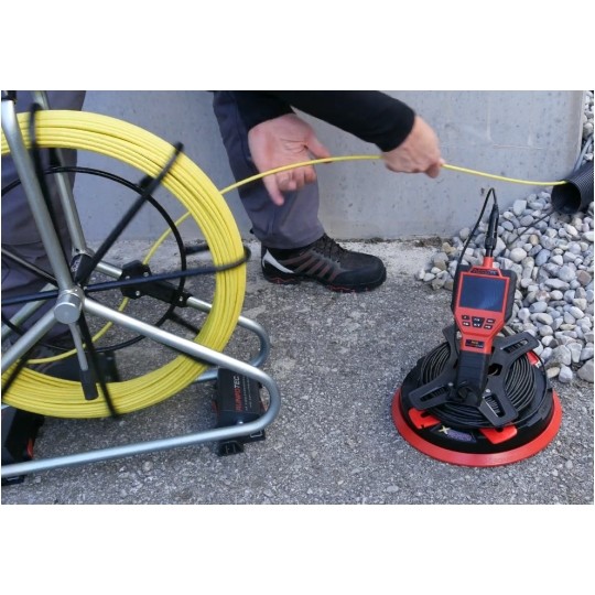 Kamera inspekcyjna endoskopowa wielofunkcyjna 30m w zestawie z akcesoriami i walizką RUNPOCAM RC2 RUNPOTEC