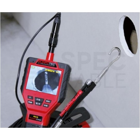 Kamera inspekcyjna endoskopowa wielofunkcyjna 30m w zestawie z akcesoriami i walizką RUNPOCAM RC2 RUNPOTEC