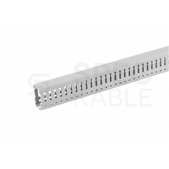 Kanał grzebieniowy 25x40mm szary korytko kablowe z pokrywą PROMEX