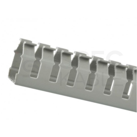 Kanał grzebieniowy 40x40mm szary korytko kablowe z pokrywą MUTLUSAN