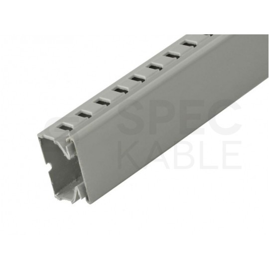 Kanał grzebieniowy 40x40mm szary korytko kablowe z pokrywą MUTLUSAN