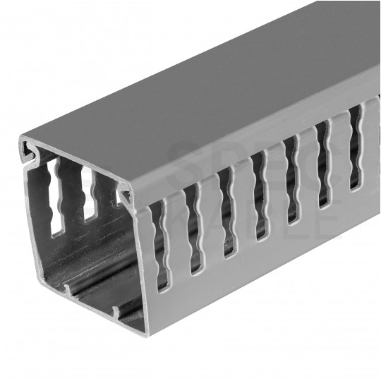 Kanał grzebieniowy 40x40mm szary korytko kablowe z pokrywą NEKU