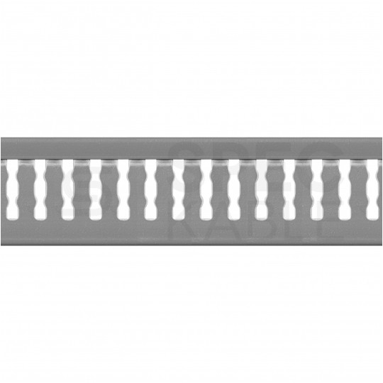 Kanał grzebieniowy 40x40mm szary korytko kablowe z pokrywą NEKU