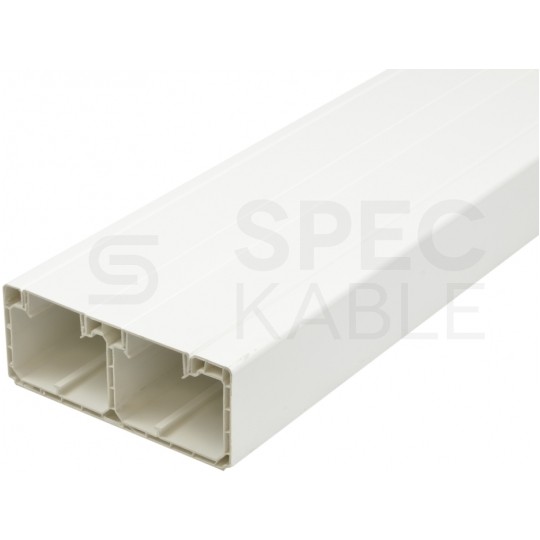 Kanał parapetowy dwuścienny PK 160x65 KOPOS do instalacji modułów 45x45mm Mediabox