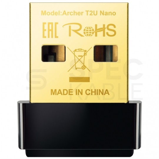 Karta sieciowa bezprzewodowa USB WiFi (200Mb/s 2,4GHz i 433Mb/s 5GHz) TP-Link Archer T2U Nano