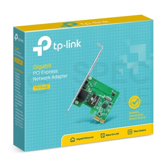Karta sieciowa PCI Express Gigabitowa 1x Port RJ45 (GE 1000Mb/s) TP-Link TG-3468
