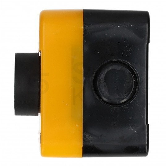 Kaseta sterownicza, obudowa z dwoma przyciskami START STOP IP65 żółta kompletna ADELID AS22-Y02-EA3142