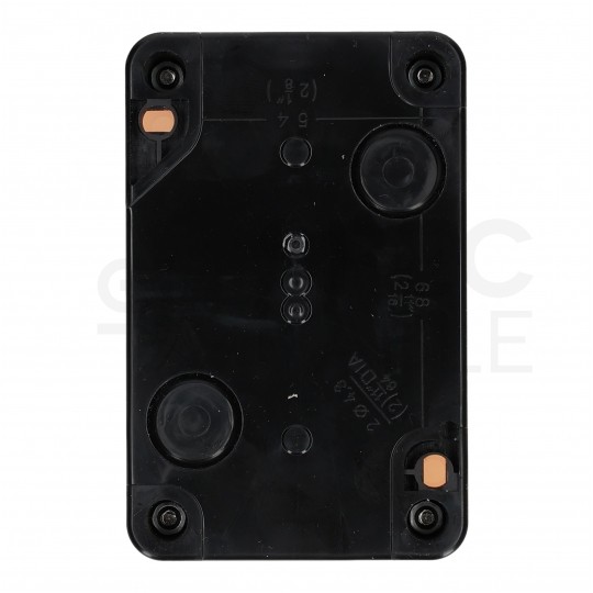 Kaseta sterownicza, obudowa z dwoma przyciskami START STOP IP65 żółta kompletna ADELID AS22-Y02-EA3142