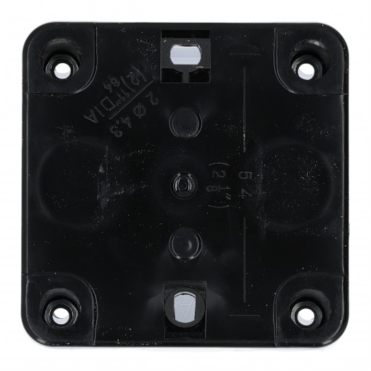 Kaseta sterownicza, obudowa z przyciskiem awaryjnym grzybkowym IP65 biała kompletna ADELID AS22-W01-ES542