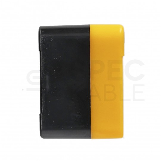 Kaseta sterownicza, obudowa z pustym otworem na 1 przycisk IP65 żółta ADELID AS22-Y01