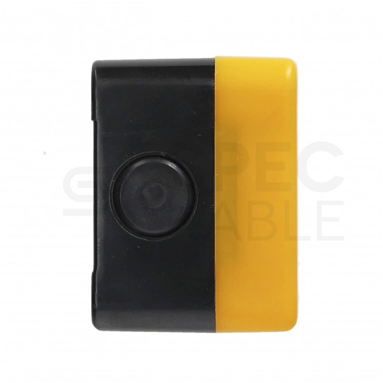 Kaseta sterownicza, obudowa z pustym otworem na 1 przycisk IP65 żółta ADELID AS22-Y01