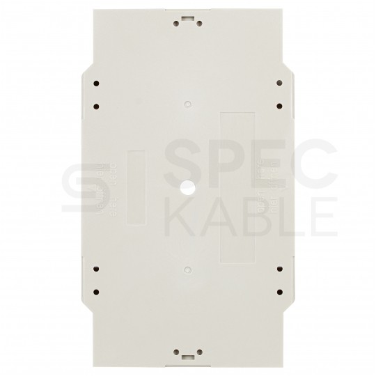 Kaseta światłowodowa FO z pokrywą i uchwytami na 12 spawów szara Alantec