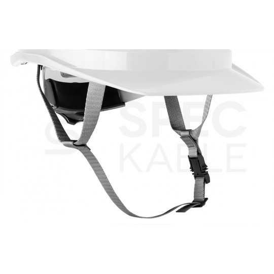 Kask ochronny przemysłowy z paskiem podbródkowym, biały NEO 97-221