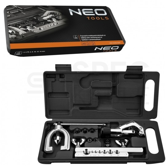 Kielicharka do modelowania końcówek rur 4-14mm 10szt. NEO 02-050