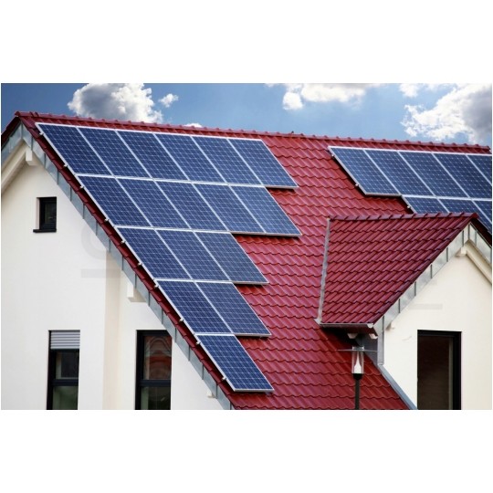 Klamra montażowa PV końcowa 50mm grubość ramy 32mm czarna