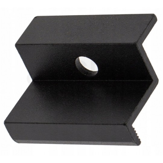 Klamra montażowa PV końcowa 50mm grubość ramy 32mm czarna