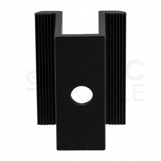 Klamra montażowa PV środkowa 50mm szerokość 19mm czarna