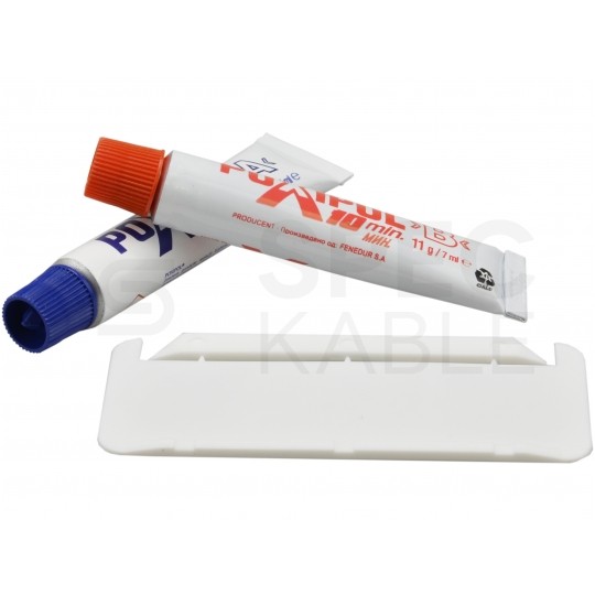 Klej uniwersalny PoxiPol dwuskładnikowy metalizowany 10min 14ml