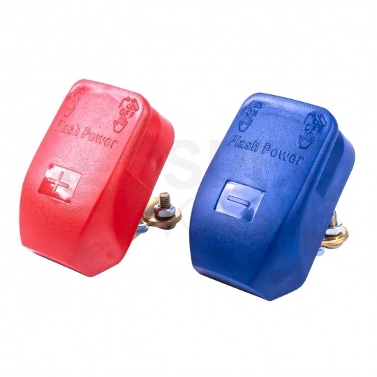 Klemy samozaciskowe do akumulatora 2szt (+ i -) 30A 12V/24V AMIO