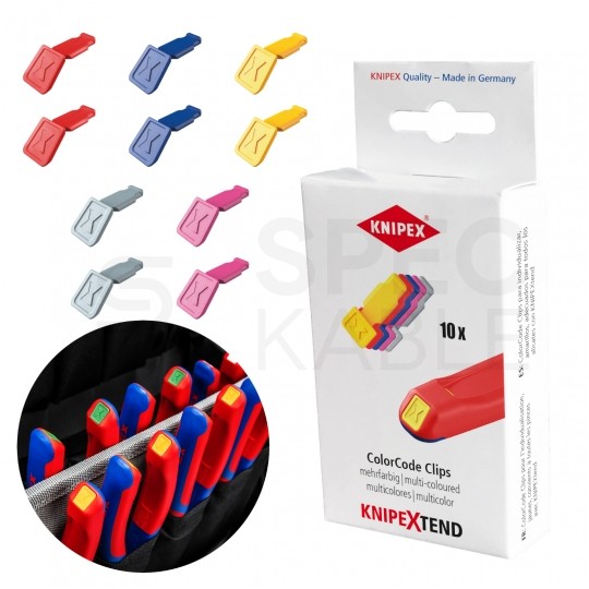 Klipsy MIX kolorów do narzędzi z KNIPEXtend KNIPEX 00 61 10 C V01