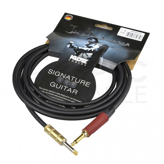 KLOTZ Joe Bonamassa Kabel instrumentalny Audio Jack 6,3mm Mono (wtyk Silent Plug / wtyk) 3m