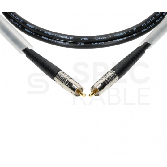 KLOTZ Kabel Coaxial Audio 1x RCA Cinch (wtyk / wtyk) 3m