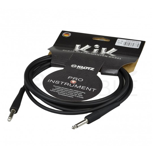 KLOTZ KIK Kabel instrumentalny Audio Jack 6,3mm Mono (wtyk / wtyk) 3m