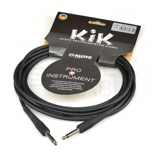 KLOTZ KIK Kabel instrumentalny Audio Jack 6,3mm Mono (wtyk / wtyk) 4,5m