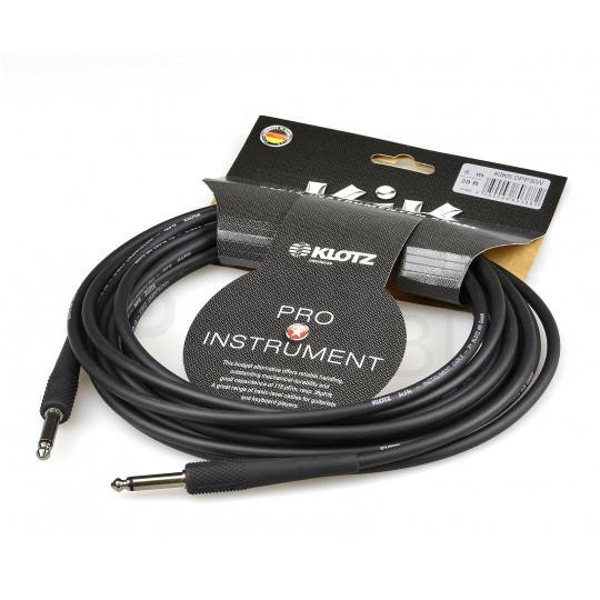 KLOTZ KIK Kabel instrumentalny Audio Jack 6,3mm Mono (wtyk / wtyk) 6m