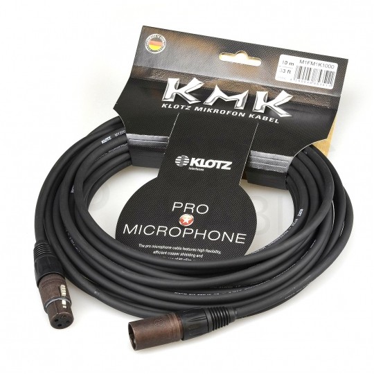 KLOTZ KMK Kabel mikrofonowy przedłużacz XLR (wtyk / gniazdo) 10m