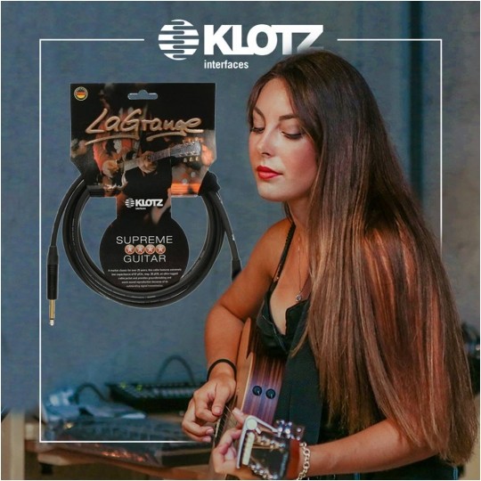 KLOTZ LaGrange Kabel instrumentalny Audio Jack 6,3mm Mono (wtyk / wtyk) 6m