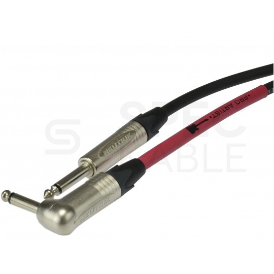 KLOTZ Pro Artist Kabel instrumentalny Audio Jack 6,3mm Mono (wtyk kątowy / wtyk) 6m