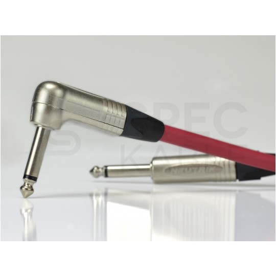 KLOTZ Pro Artist Kabel instrumentalny Audio Jack 6,3mm Mono (wtyk kątowy / wtyk) 6m