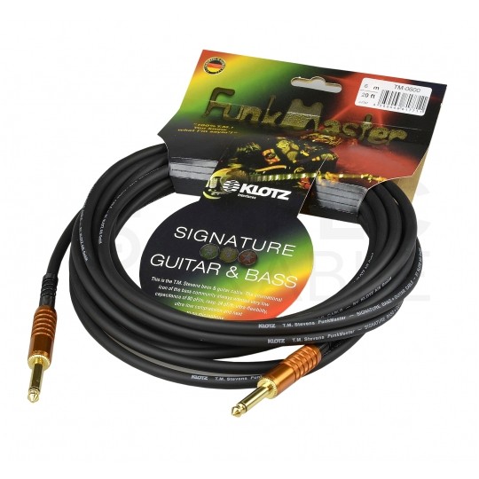 KLOTZ TM Stevens Kabel instrumentalny Audio Jack 6,3mm Mono (wtyk / wtyk) 6m