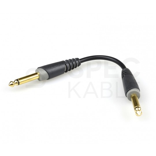 KLOTZ Zestaw 3x Kabel Złączka do Efektów Gitarowych Jack 6,3mm Mono (wtyk / wtyk) 15cm