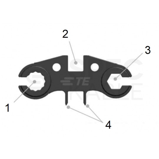 Klucz do złącz solarnych PV4-S, do montażu wtyku i gniazda Helukabel