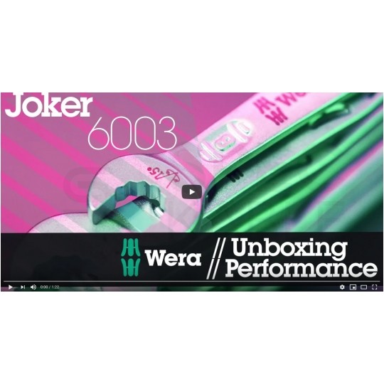 Klucz płasko-oczkowy 6003 Joker 12 mm WERA
