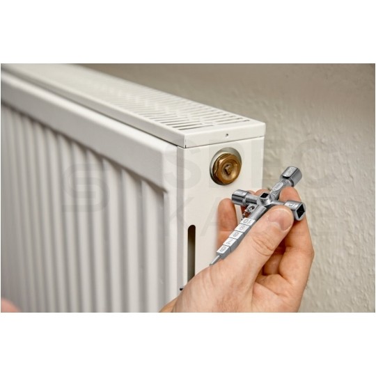 Klucz wielofunkcyjny Profi-Key do szaf sterowniczych (4 profile) talblic rozdzielczych systemów odcinających z adapterem 1/4" KNIPEX 00 11 04